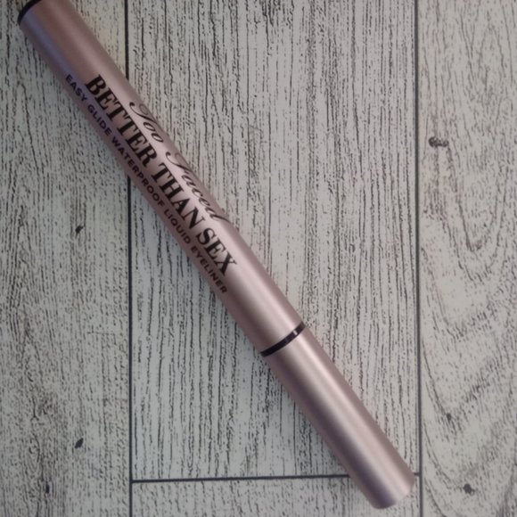 🦋5/$25 TOO FACED Better Than Sex Waterproof Eyeliner Deepest Black .01oz NEW - Picture 9 of 9
